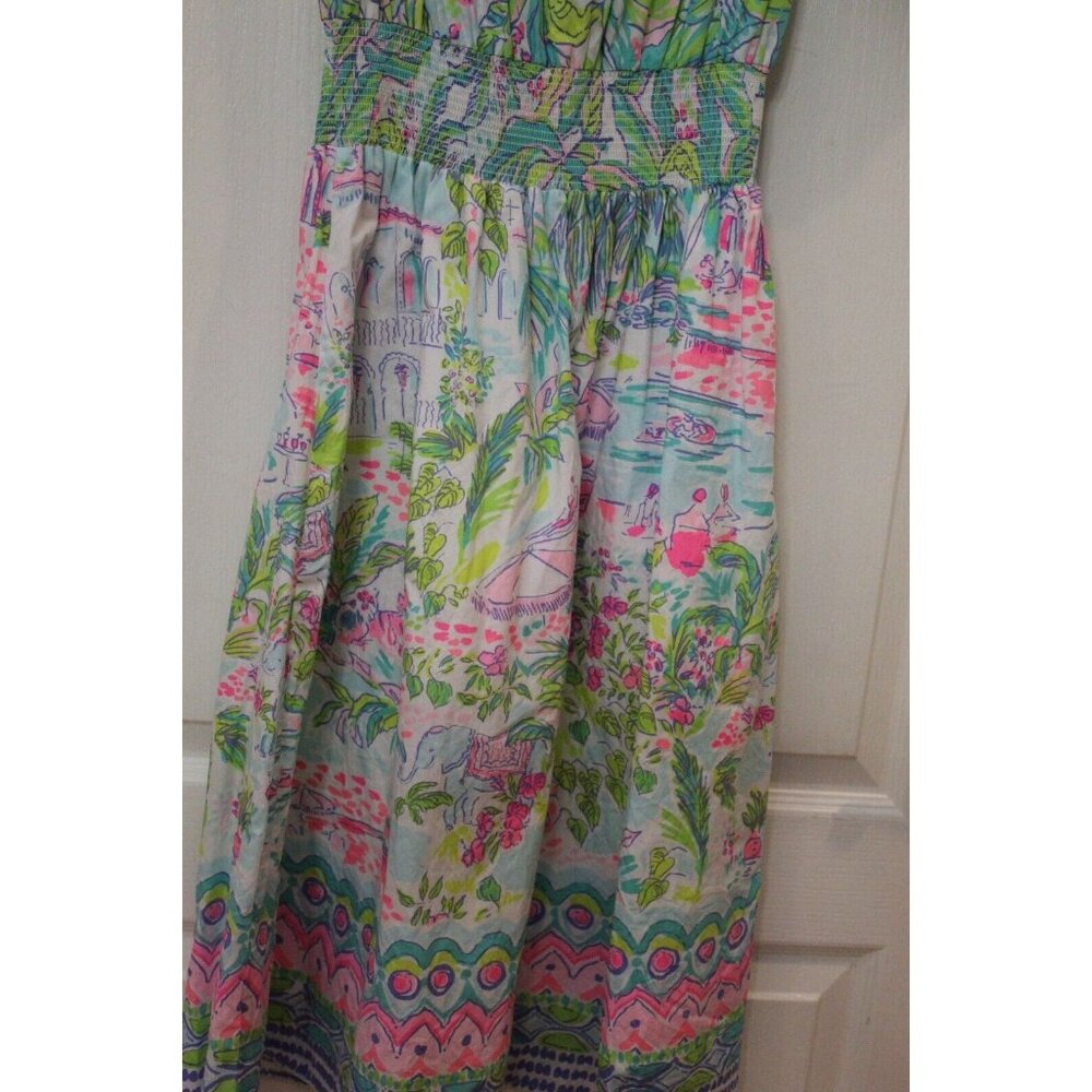 Lilly Pulitzer Dress Camille Womens Size S Off Shoulder Island Hopping Dress - Picture 5 of 11